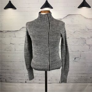 Victoria Secret Mock Neck Full Zip Sweater